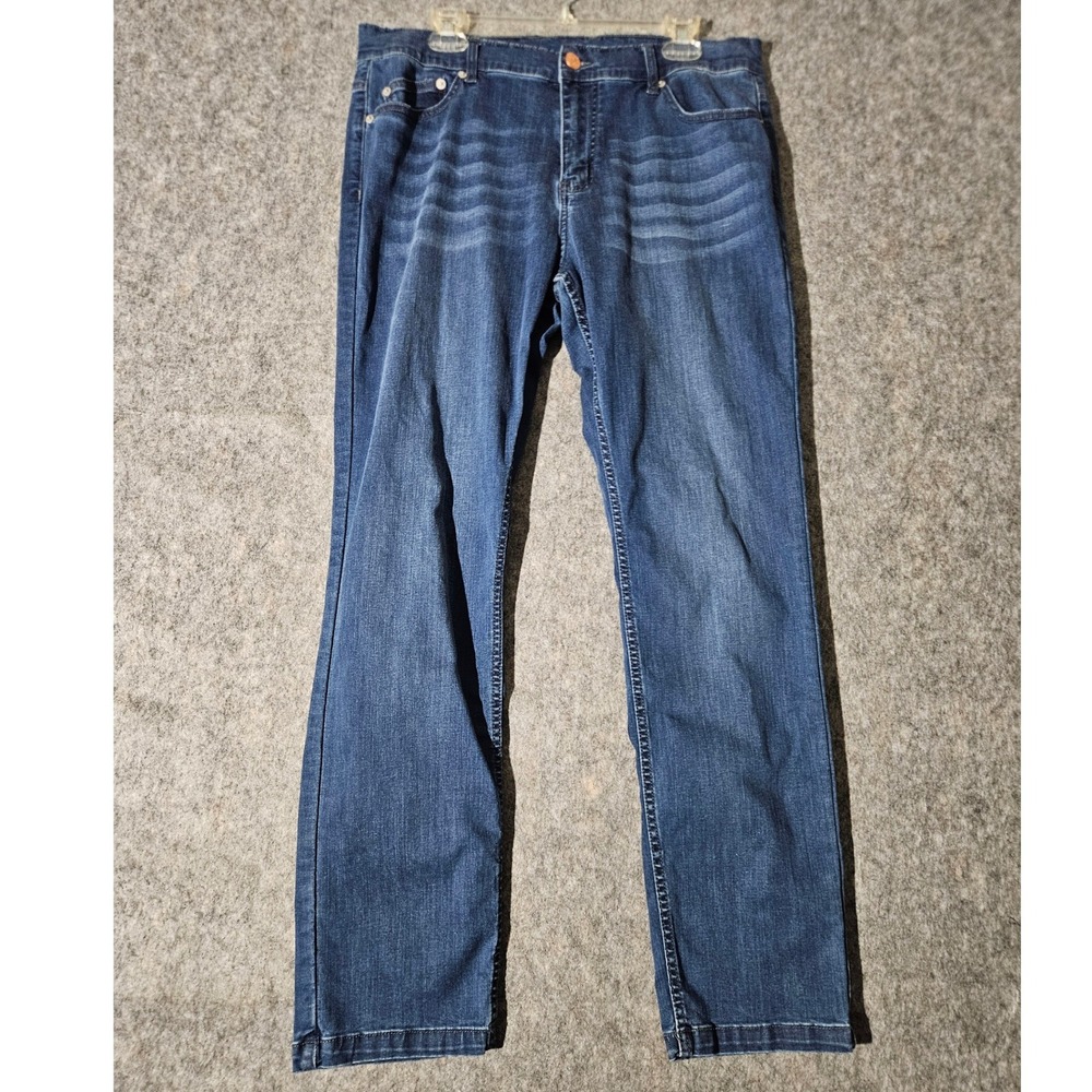 Mugsy Lake Shores Jeans Mens 35x32 Blue Stretch Denim FLX3NLA-35X32